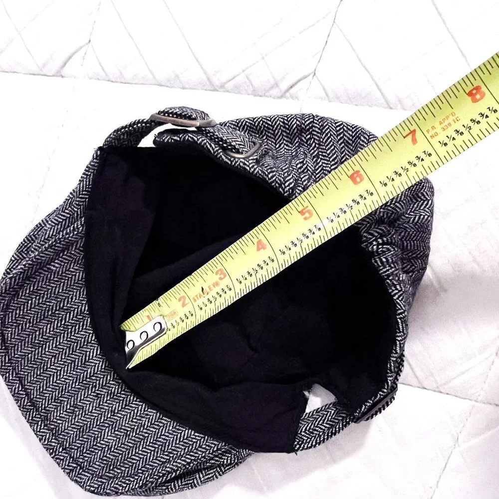 Baby Gap Wool Blend Herringbone Newsboy cap hat Size XS/S